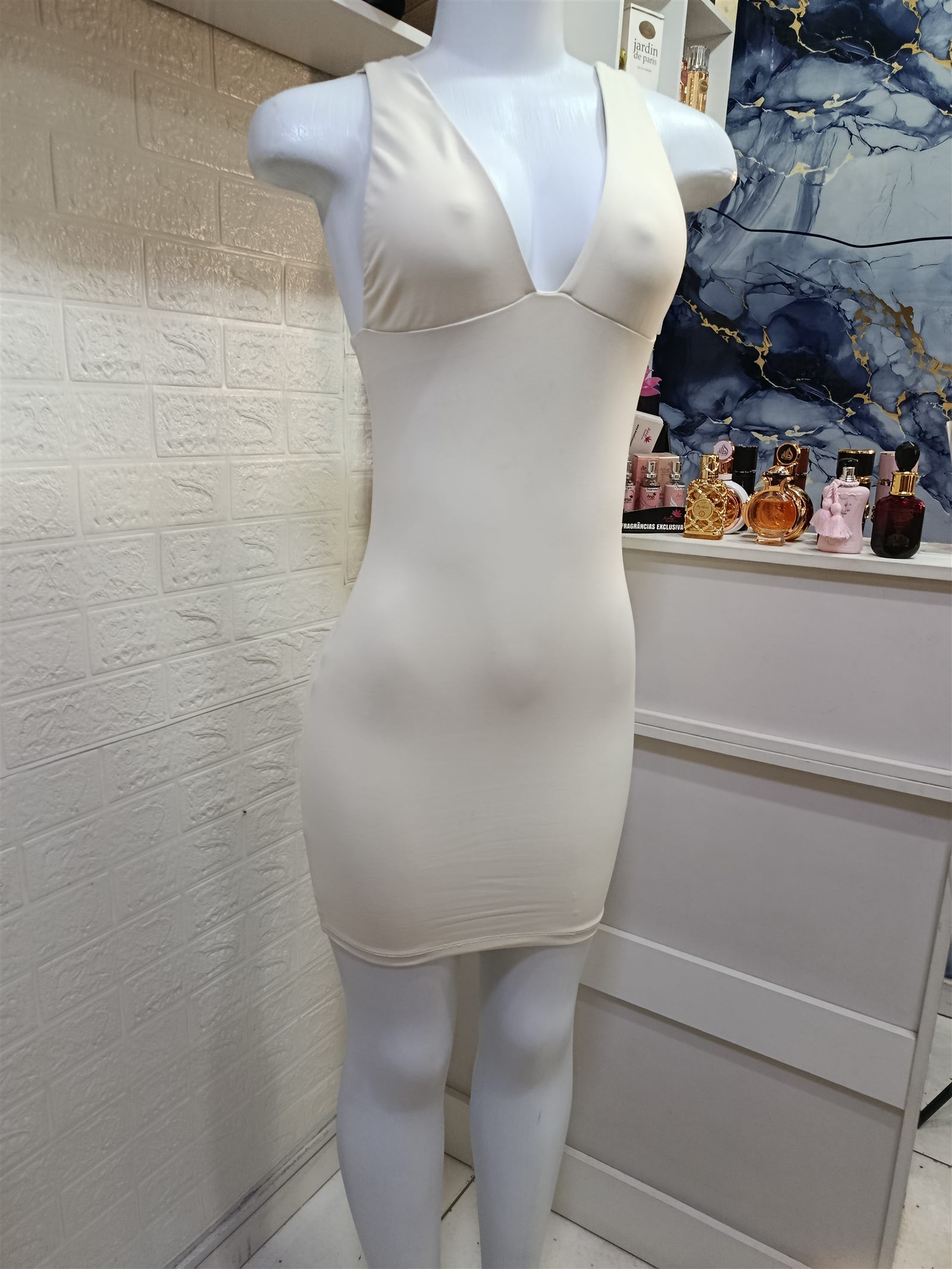 Vestido curto branco
