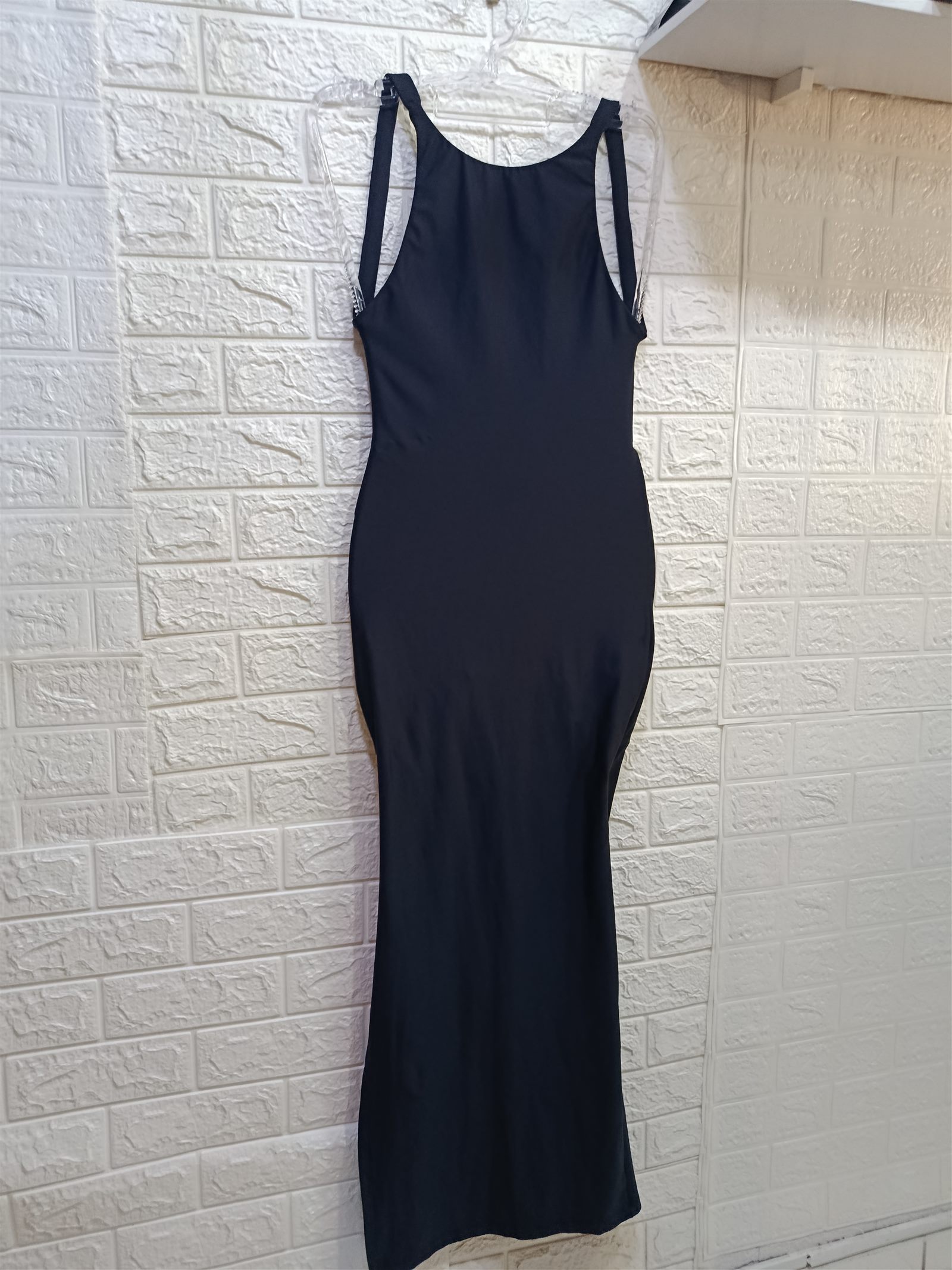 Vestido longo preto